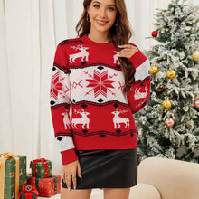 Christmas Elk Sweater Red Sweaters