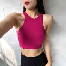 Sports Underwear Long Yoga Vest Breast Holding Fitness Running Bra