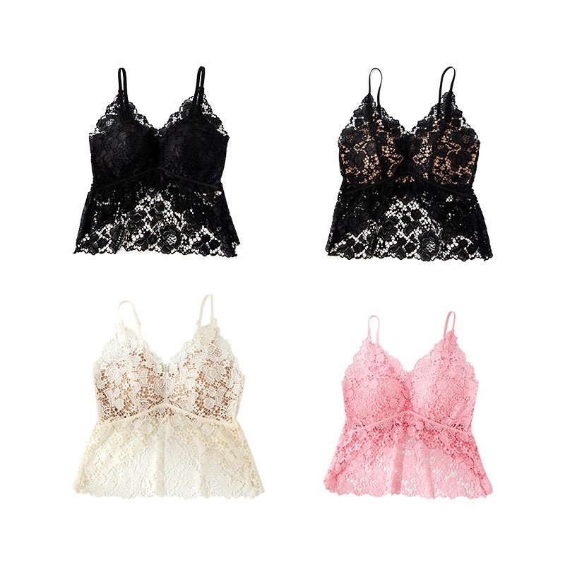 Lace Floral Camisole Mesh Top With Built-in Pads Sexy Slim-Fit Minimalist Base Layer by Mirlaine Univers Lace Floral Camisole Mesh Top With Built-in Pads Sexy Slim-Fit Minimalist Base Layer Mirlaine Univers lace-floral-camisole-mesh-top-with-built-in-pads-sexy-slim-fit-minimalist-base-layer 0 Lace Floral Camisole Mesh Top With Built-in Pads Sexy Slim-Fit Minimalist Base Layer Mirlaine Univers Lace Floral Camisole Mesh Top With Built-in Pads Sexy Slim-Fit Minimalist Base Layer