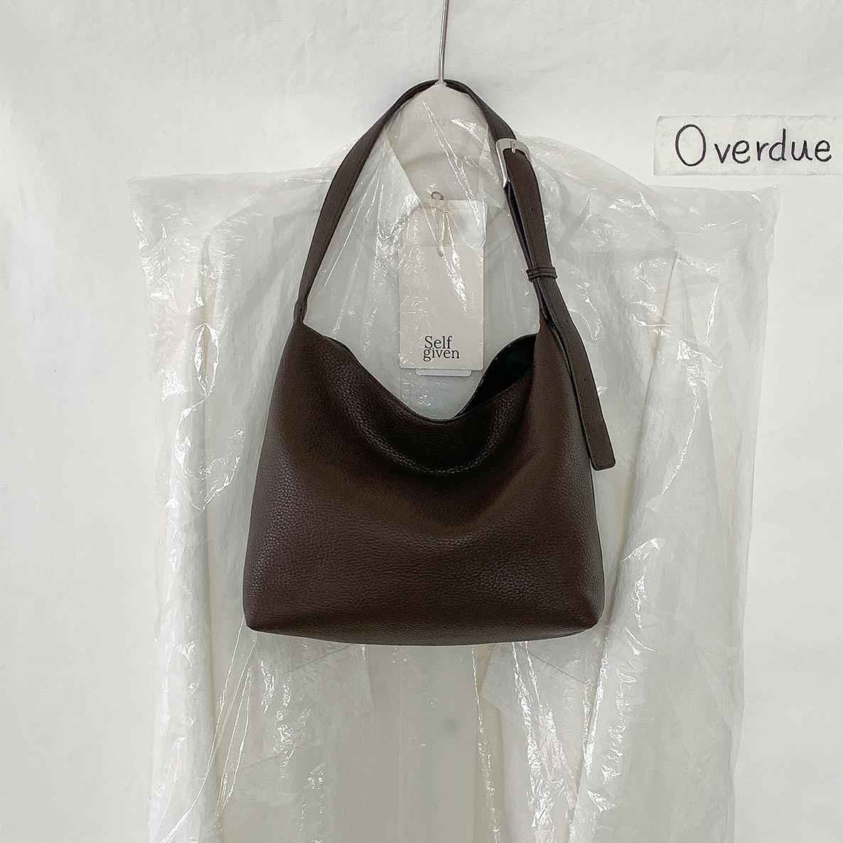 Soft-leather Tote Bag For Commutingsophisticated