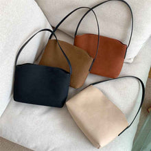 Retro Suede-Like Simple All-Match Tote Bag For Women