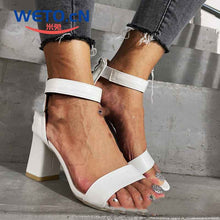 One Word High Heel Sandals Women