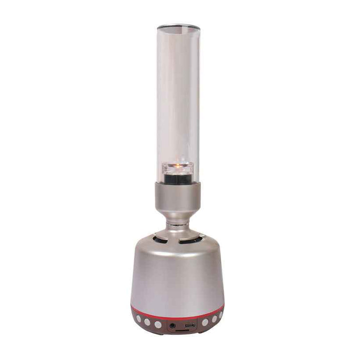 Veilleuse haut-parleur Bluetooth Bougie Lumière d'ambiance Caisson de basses immersif