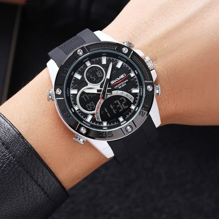 Montre numérique multifonction étanche pour homme