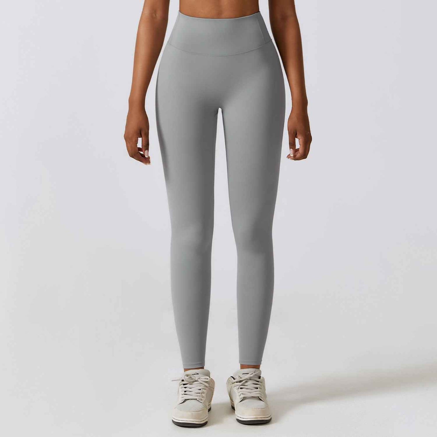Breathable Outer Wear Skinny Running Nude Feel Quick-drying Fitness Pants