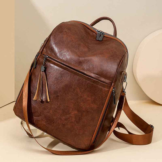 Classic Womens Backpack New Vintage Casual Style For International Trade