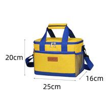 Portable Outdoor Insulated Tote Bag Foldable Made From Thickened Oxford Fabric With Leak Proof Insulation