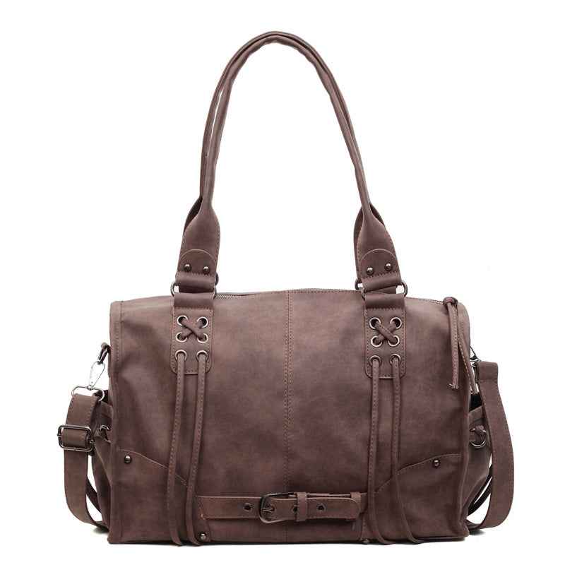 Korean-style Vintage Tote Shoulder Bag