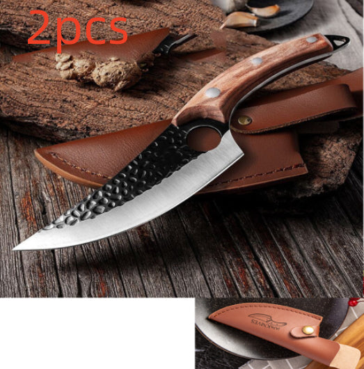 Slaughter Cutting Meat Boning Small Scimitar Special Skinning Killing Pigs Butcher by Mirlaine Univers