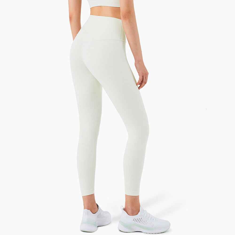 Yoga Pants Skin-friendly Nude High-waisted Peach Hip-lifting Tights Fitness Pants Women