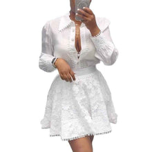 New Womens Fashion Top And Short Skirt Two-piece Set