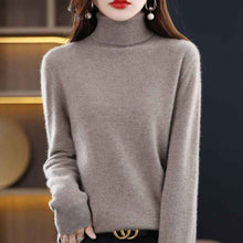 Women's Loose-Fit Autumn Winter Knitted Turtleneck Sweater