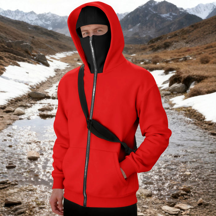 Mens Large-Size Warm And Windproof Casual Jacket
