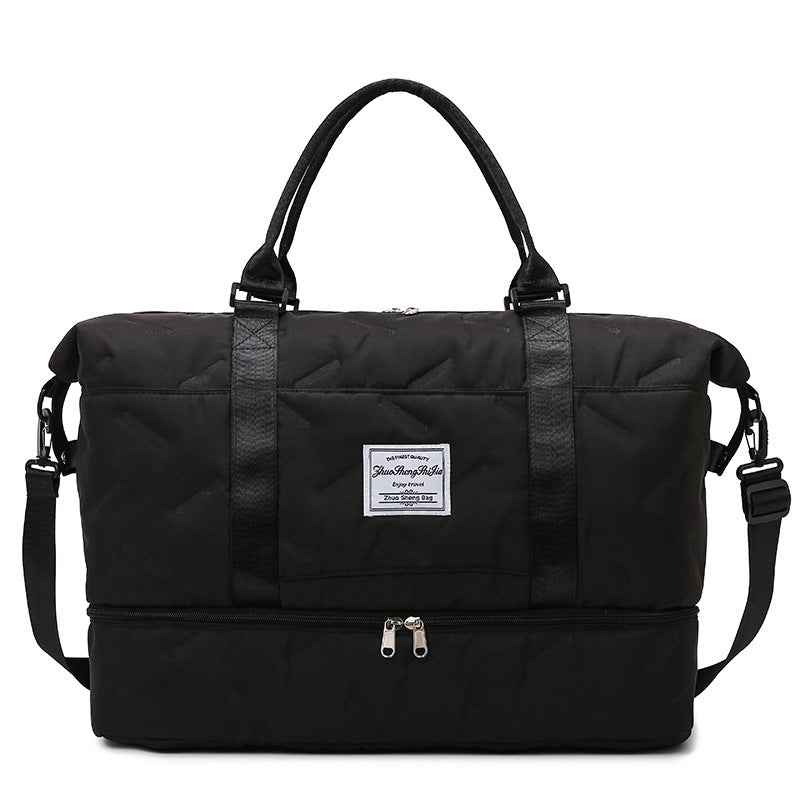 High-capacity Fitness Bag With A Dry-wet Separation Design