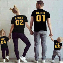 Parent-child Short-sleeved T-shirt Family Top by Mirlaine Univers