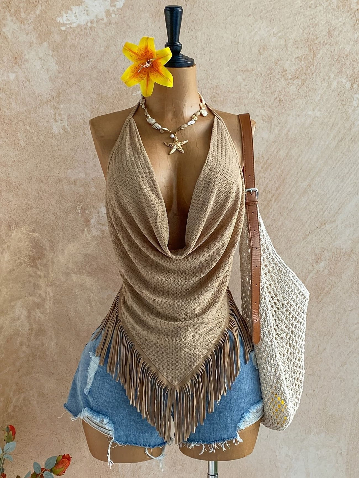 Neck Hanging Sleeveless Maxi Backless Tie Up Top by Mirlaine Univers Neck Hanging Sleeveless Maxi Backless Tie Up Top Mirlaine Univers neck-hanging-sleeveless-maxi-backless-tie-up-top 0 Neck Hanging Sleeveless Maxi Backless Tie Up Top Mirlaine Univers Neck Hanging Sleeveless Maxi Backless Tie Up Top