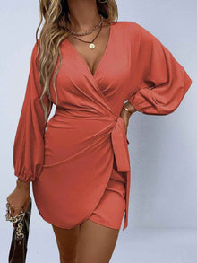 Women's Sexy Lace-Up Fashion Satin Dress