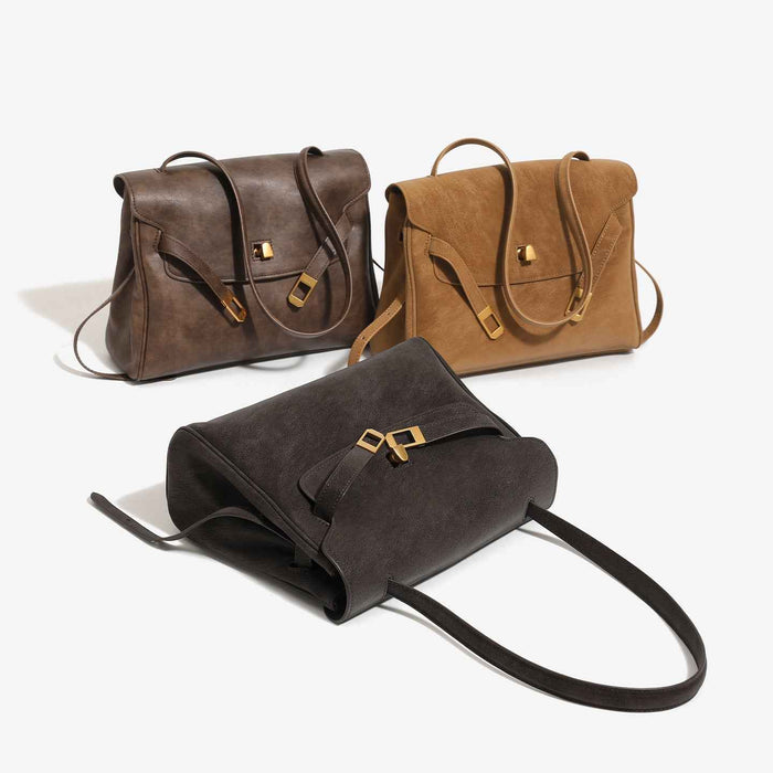 Sac à bandoulière minimaliste, décontracté et rétro pour femme