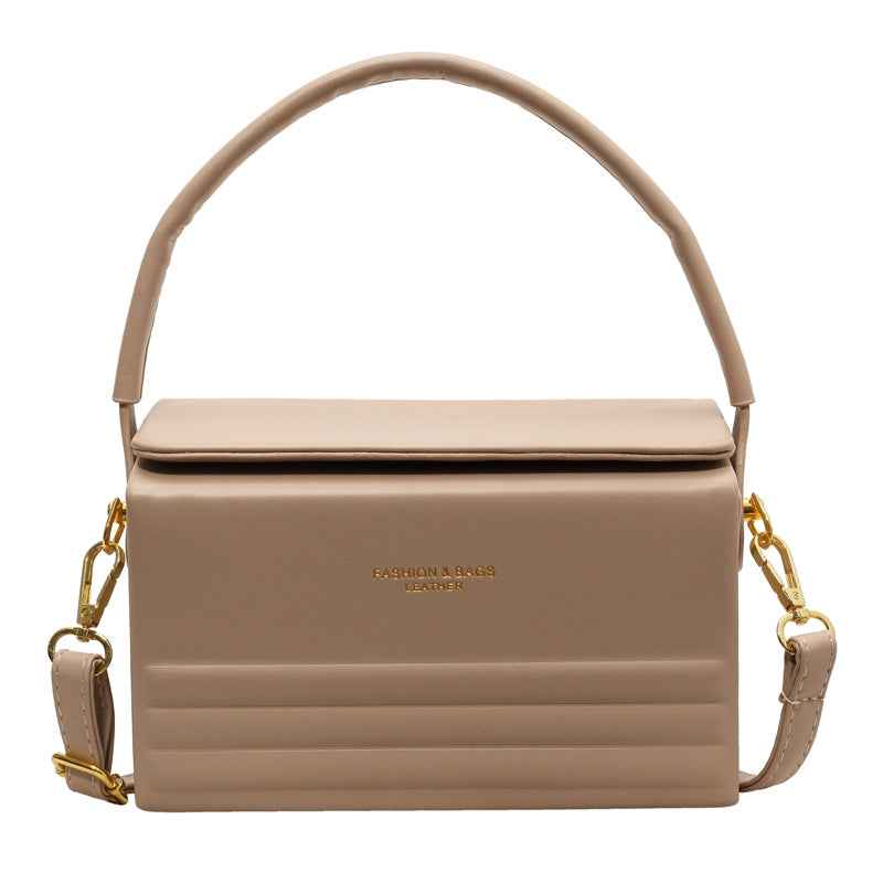 Womens Stylish Versatile Box Crossbody Bag
