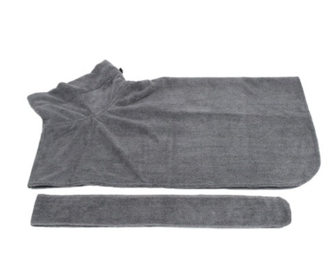 Absorbent Pet Bathrobe With Waist-wrapped Microfiber by Mirlaine Univers
