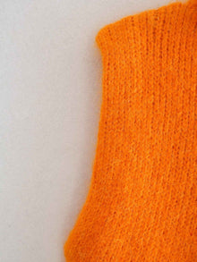 Crewneck Knit Tank Top Sleeveless Pullover