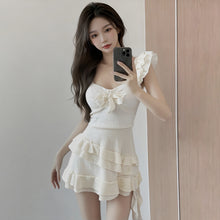 High-End One-Piece Swimsuit Womens Skirt-Style French Elegance by Mirlaine Univers