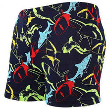 Color men's swimming trunks