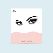 Natural Long Lasting Magnetic Liquid Eyeliner & Magnetic False Eyelashes & Tweezer Set Make up Set