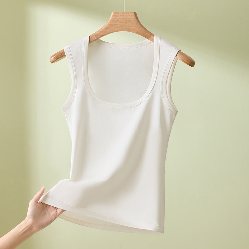 Womens Plus Size Square Neck Camisole Vest