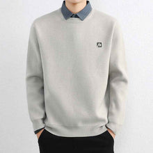 Simple Fake Two Pieces Sweaters Men