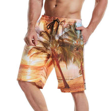 Men's Beach Printed Seaside Sports Shorts
