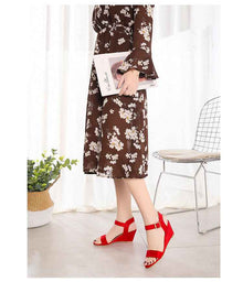 Summer new style wedge sandals women