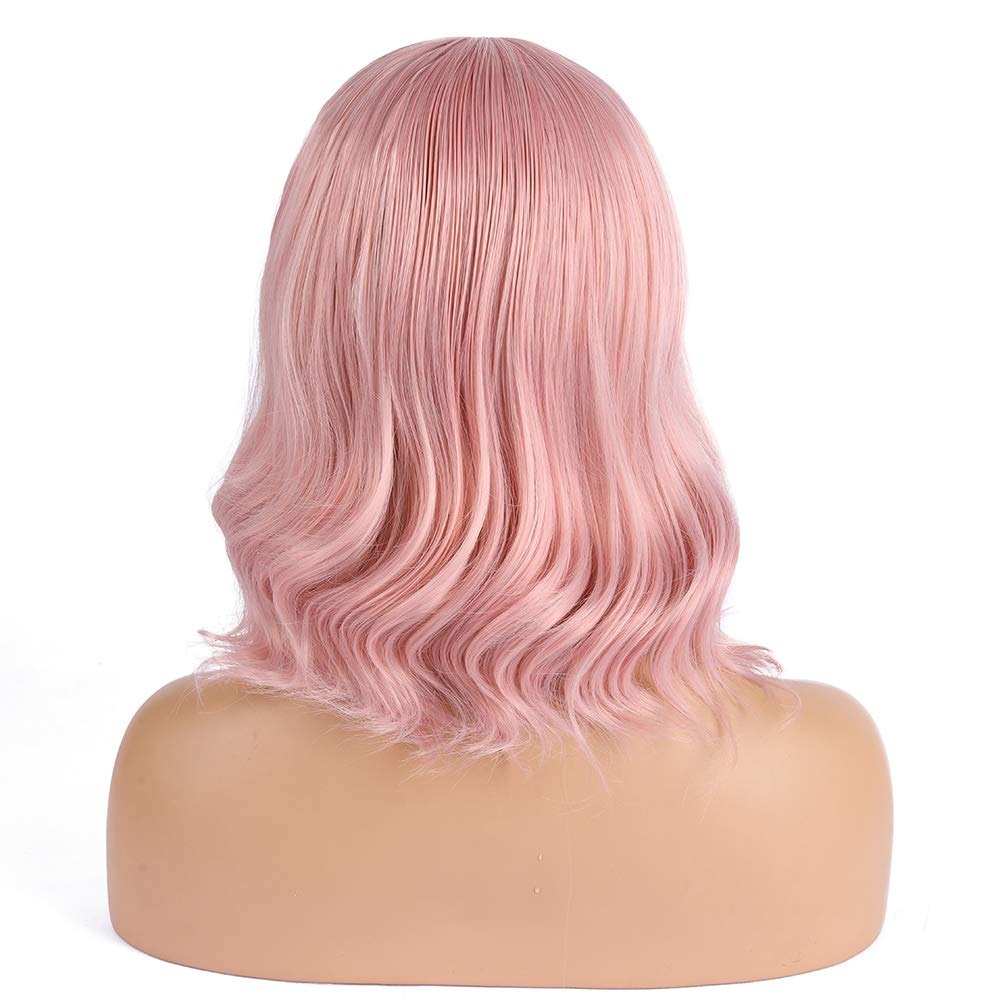 Pink Qi Liu Haizhong Long Curly Hair by Mirlaine Univers