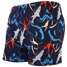 Color men's swimming trunks