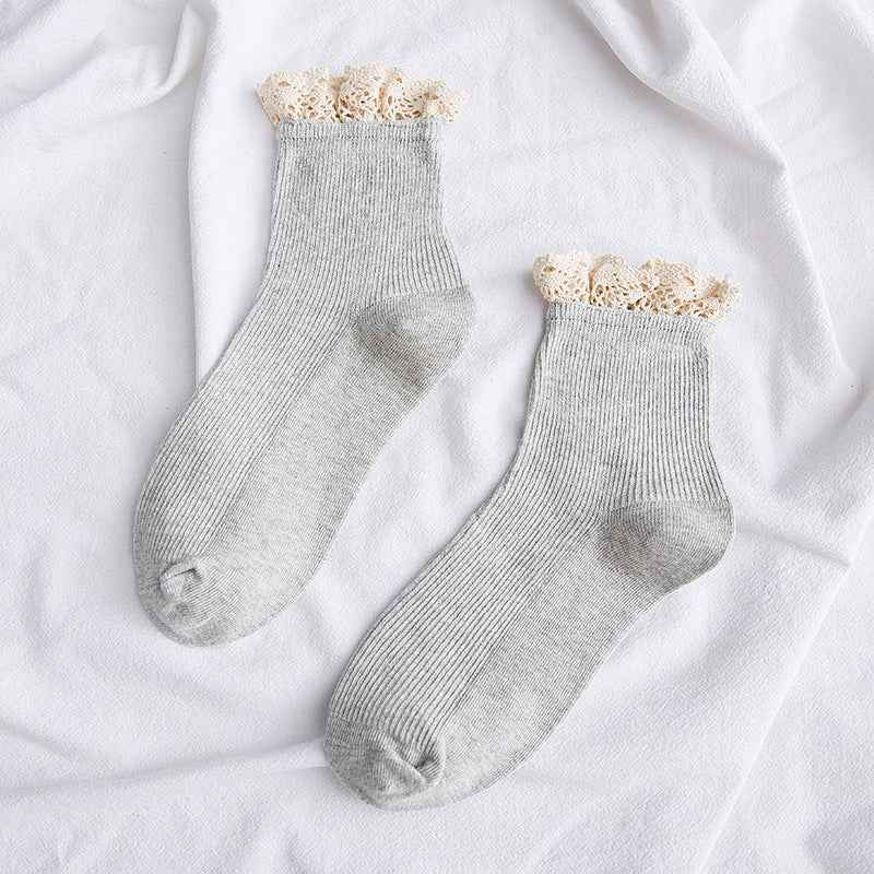 Lace girl socks