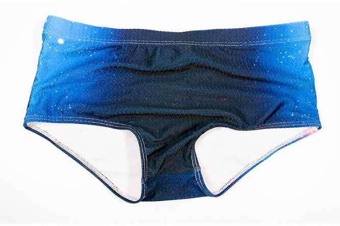 Fashionable teen swimming trunks