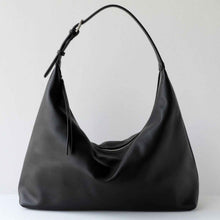 Versatile Leather Commuter Tote Shoulder Bag