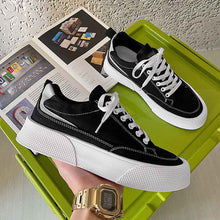 Canvas Breathable Low Top Platform Men's Casual Sneakers