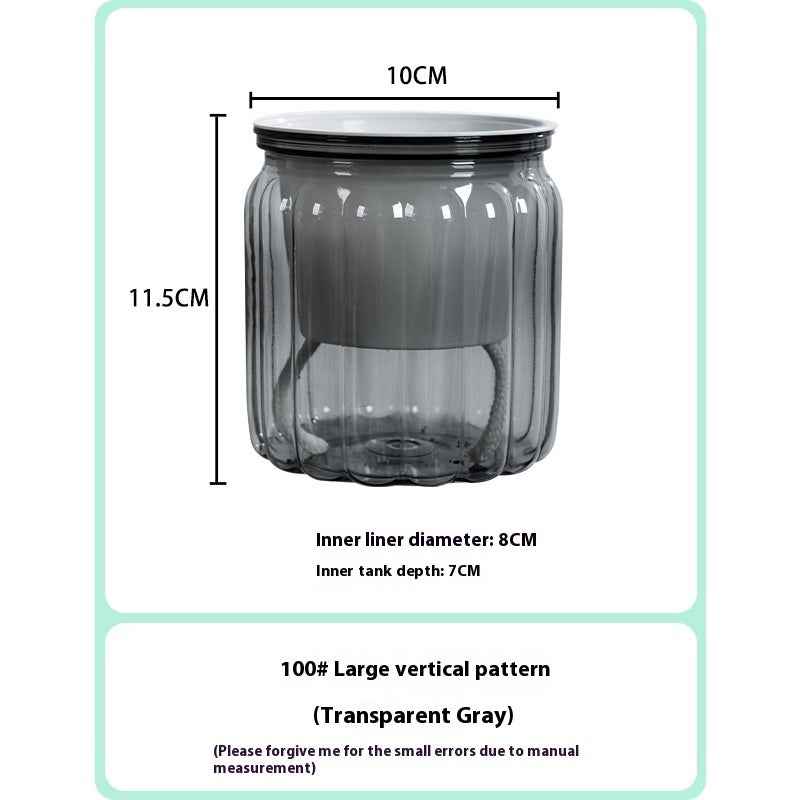 Self-absorbent Lazy Transparent Absorbent Flower Pot Creative Desktop Resin