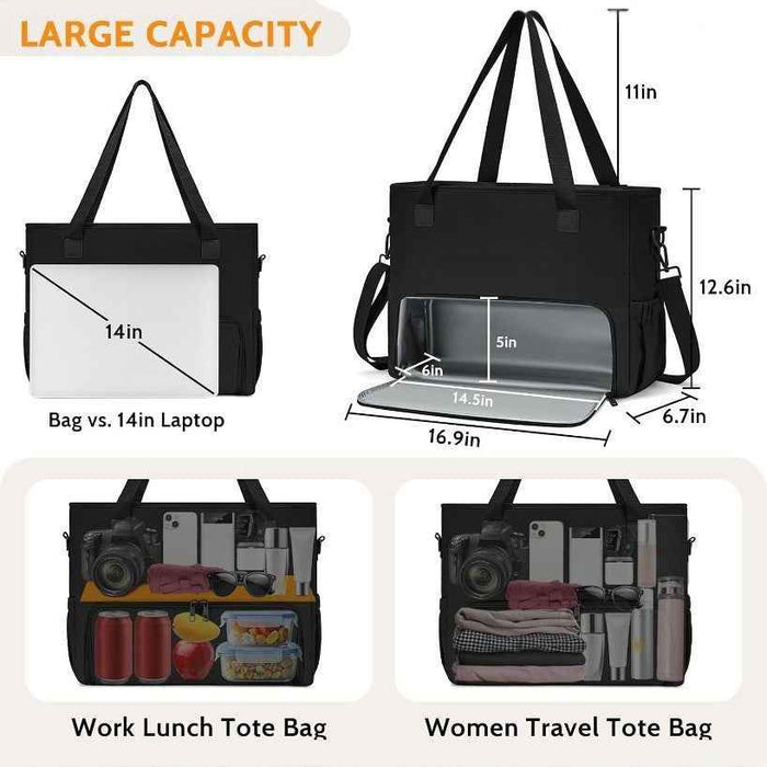 New Thickened Aluminum Foil Non-woven Fabric Portable Takeout Lunch Box For Camping