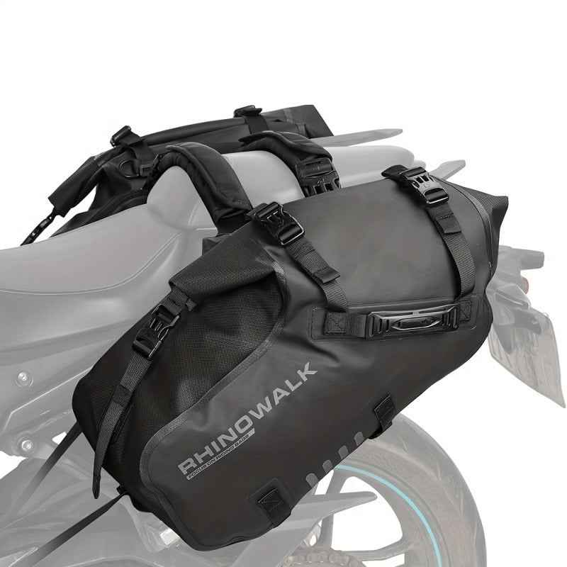 Adjustable-strap Textile Saddle Bag