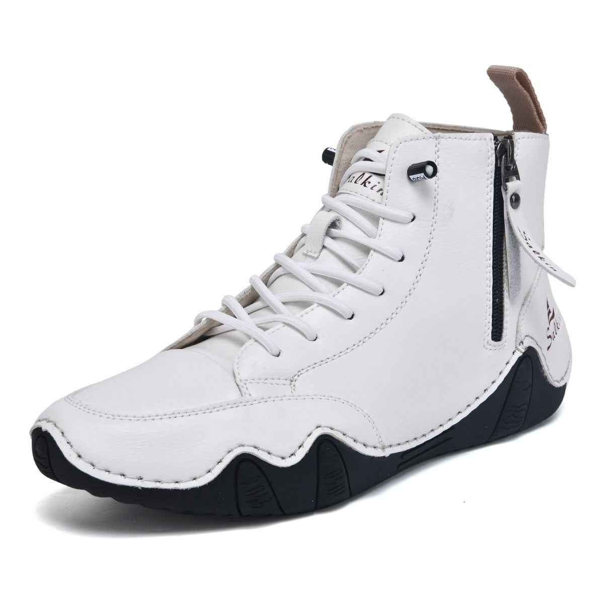 Men's High-top Handmade Leisure Ankle Boots