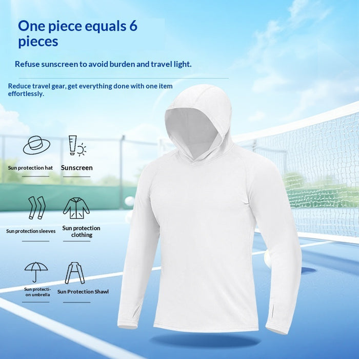 Hooded Slim-fit Sun-protection Outdoor Beach And Hiking Jacket