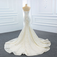 The Wedding Dress Wears Two Fishtail Tail Tube Tops, The Temperament Is Thin And Dreamy by Mirlaine Univers