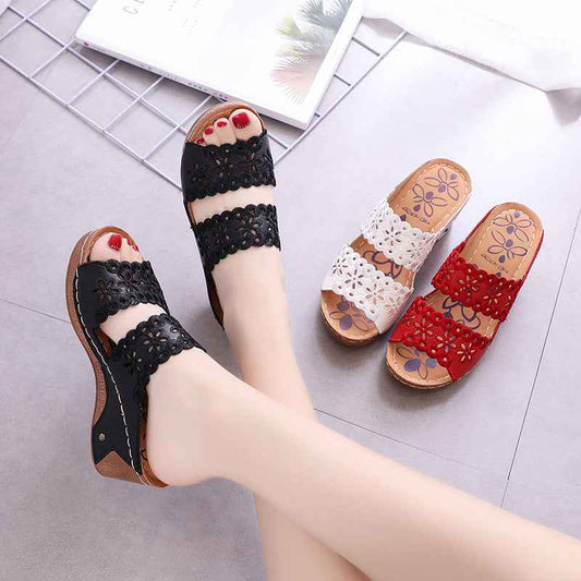 Wedge sandals women summer sponge cake
