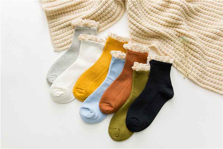 Lace girl socks