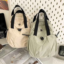Large-Capacity Crossbody Nylon Backpack