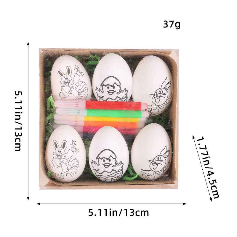 Easter DIY Hand-painted Eggs