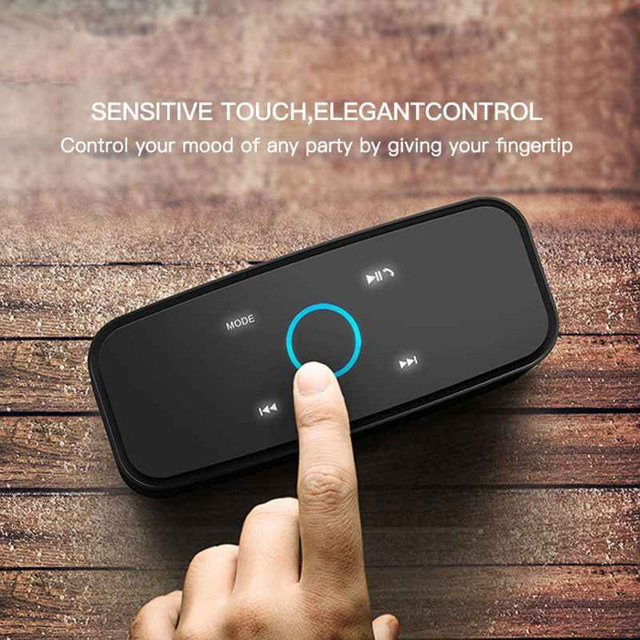 Haut-parleur Bluetooth portable à bouton tactile familial