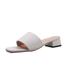 Women thick heel non-slip sandals